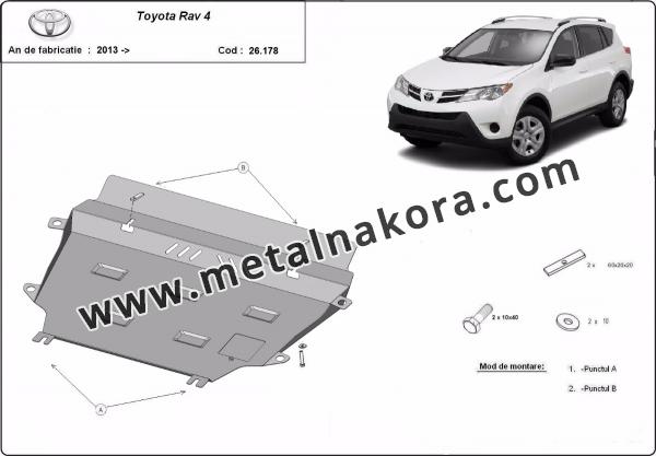 Метална предпазна кора за двигател Toyota RAV 4 1
