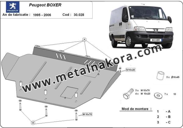 Предпазна кора за двигател и скоростна кутия Peugeot Boxer 1