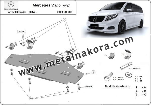 Предпазна кора за система Stop&Go Mercedes Viano W447, 4x2, 1.6 D 1