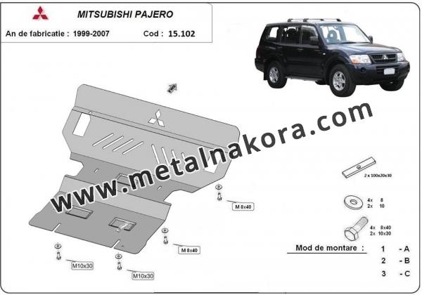 Предпазна кора за двигател и радиатор Mitsubishi Pajero III (V60, V70) 1