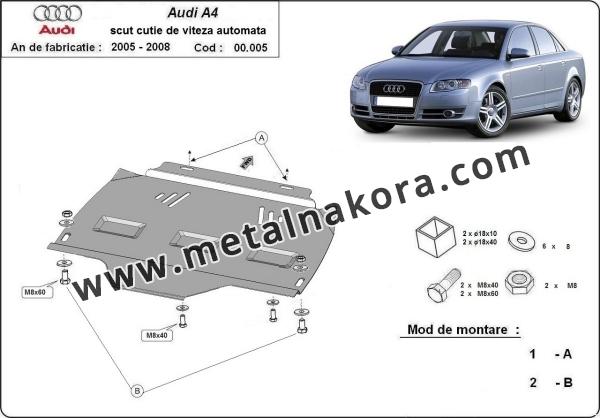 Предпазна кора за скоростна кутия Audi A4 B7 1