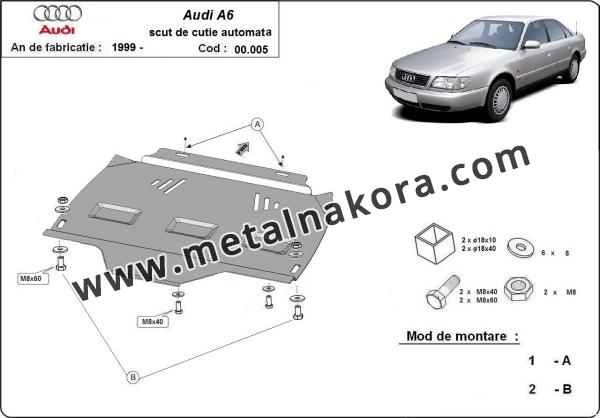 Предпазна кора за скоростна кутия Audi A6 3