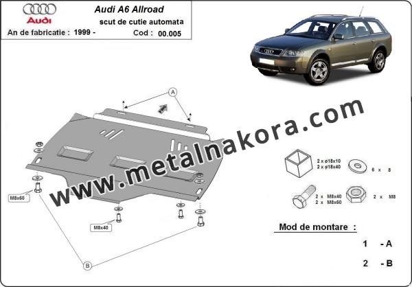 Предпазна кора за скоростна кутия Audi Allroad 3