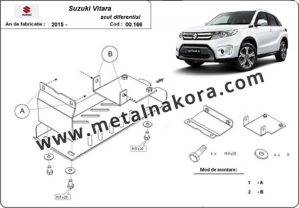 Предпазна кора за заден диференциал Suzuki Vitara 1