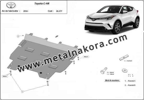 Предпазна кора за двигател, радиатор и предна броня Toyota Toyota C-HR 1