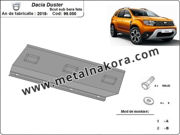 Преместете предната лента Dacia Duster 1