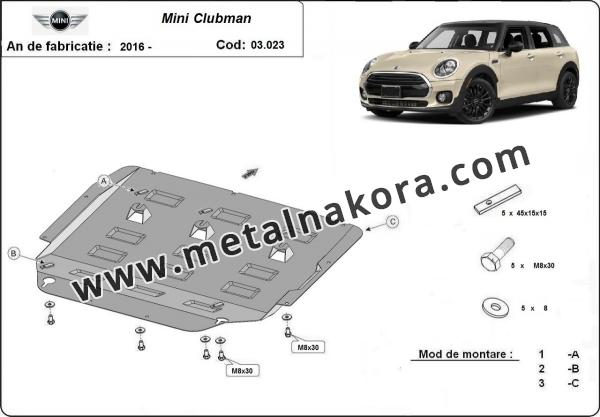 Предпазна кора за двигател и скоростна кутия Mini Clubman 3