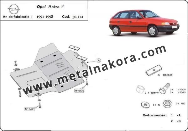 Предпазна кора за двигател и скоростна кутия Opel Astra F 1