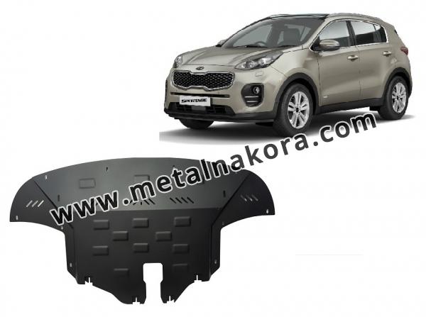 Предпазна кора за двигател, скоростна кутия, радиатор и предна броня Kia Sportage 3