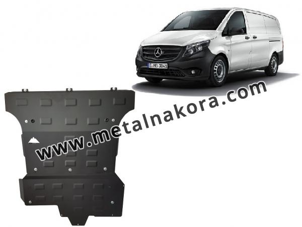 Предпазна кора за двигател, скоростна кутия и радиатор Mercedes Viano W447, 2.2 D, 4x4 3