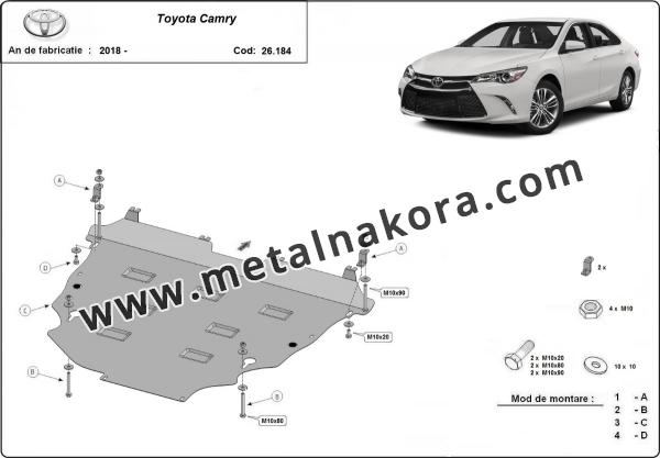 Метална предпазна кора за двигател Toyota Camry 1