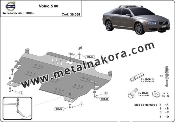 Предпазна кора за двигател и скоростна кутия Volvo S80 3