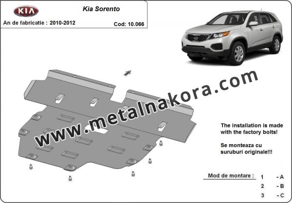 Предпазна кора за двигател и скоростна кутия Kia Sorento  3