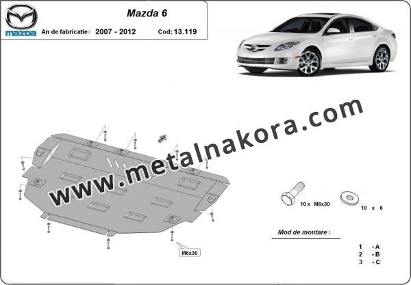 Предпазна кора за двигател, скоростна кутия и радиатор Mazda 6 1