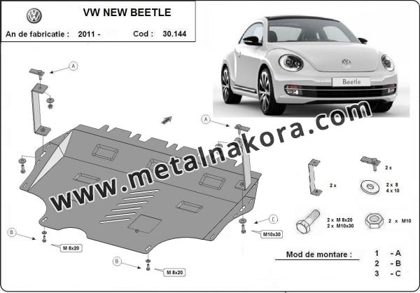 Предпазна кора за двигател и скоростна кутия Volkswagen New Beetle 3