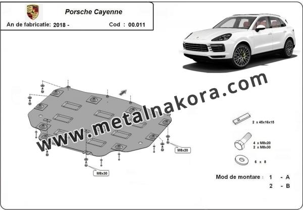 Предпазна кора за скоростна кутия Porsche Cayenne 2