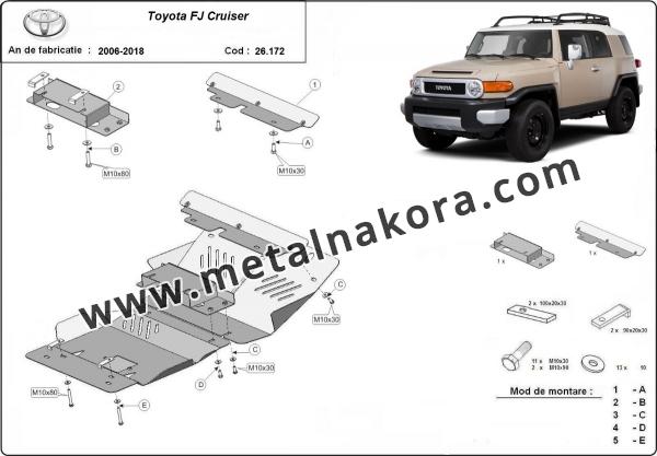 Предпазна кора за двигател и радиатор Toyota Fj Cruiser 1