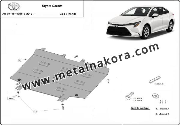 Метална предпазна кора за двигател Toyota Corolla 1