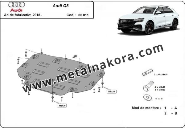 Предпазна кора за скоростна кутия Audi Q8 3