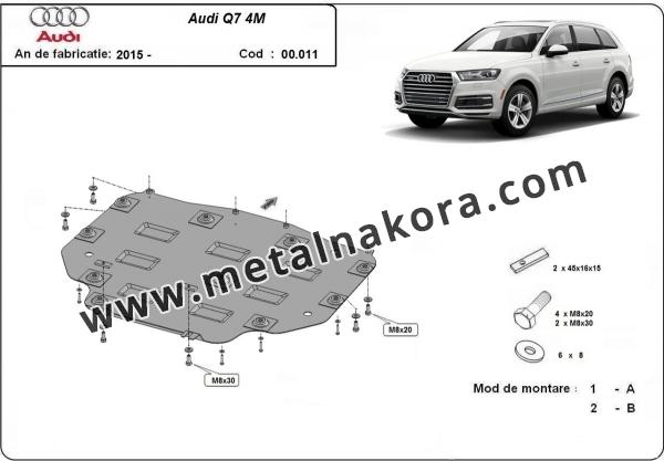 Предпазна кора за скоростна кутия Audi Q7  3