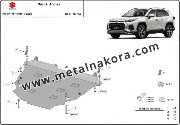 Метална предпазна кора за двигател Suzuki Across 1