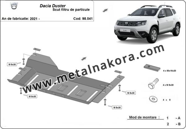 Предпазна кора за DPF Dacia Duster  1