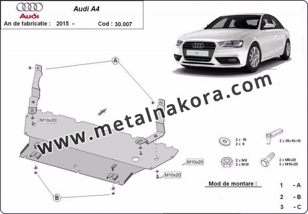 Предпазна кора за двигател и радиатор Audi A4 B9 All Road 2