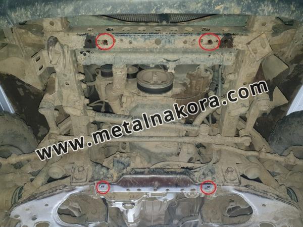 Метална предпазна кора за двигател Toyota Hilux 2