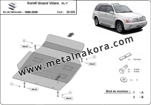 Предпазна кора за двигател и радиатор Suzuki Grand Vitara XL-7 1