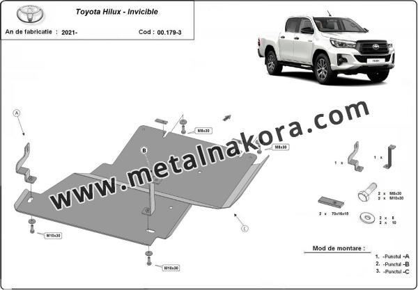 Предпазна кора за диференциал и редуктор Toyota Hilux Invincible 1