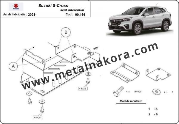 Предпазна кора за диференциал Suzuki S-Cross 5