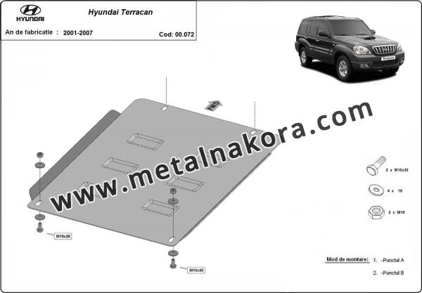 Предпазна кора за скоростна кутия Hyundai Terracan 1