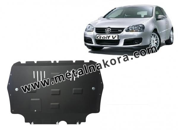 Предпазна кора за двигател, скоростна кутия и радиатор VW Golf 5 1