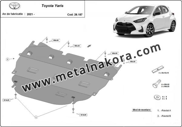 Предпазна кора за двигател и скоростна кутия Toyota Yaris XP210 3