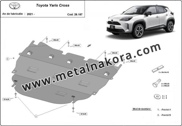 Предпазна кора за двигател и скоростна кутия Toyota Yaris Cross XP210 3