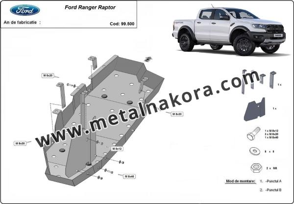 Предпазна кора за резервоарFord Ranger Raptor 2