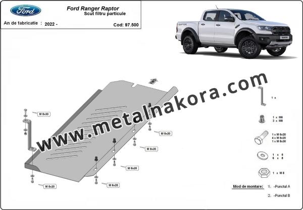 Филтър за частици Ford Ranger Raptor 3