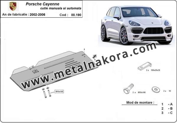 Предпазна кора за скоростна кутия наръчник Porsche Cayenne 3