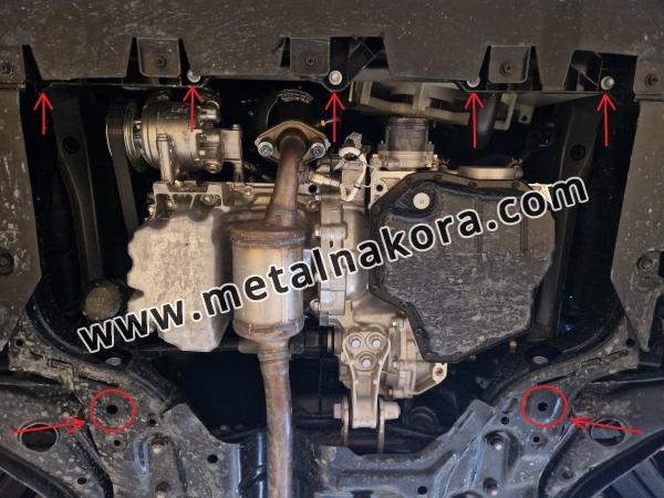 Предпазна кора за двигател, скоростна кутия, радиатор и предна броня Toyota Aygo X 4