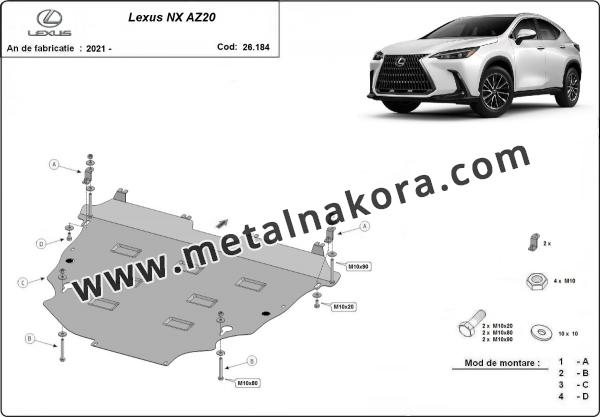 Метална предпазна кора за двигател Lexus NXAZ20 1