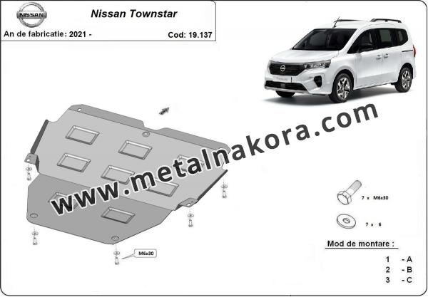Предпазна кора за двигател, скоростна кутия и радиатор Nissan Townstar 1