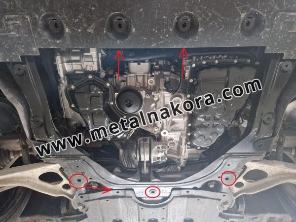 Предпазна кора за двигател, скоростна кутия, радиатор и предна броня Nissan Qashqai J12 3
