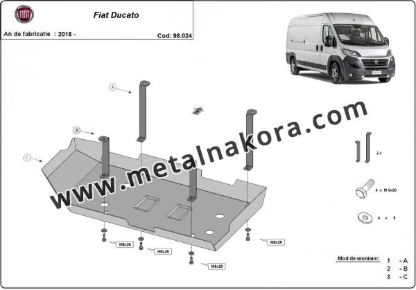 Резервоар за акумулатори AdBlue Fiat Ducato 3