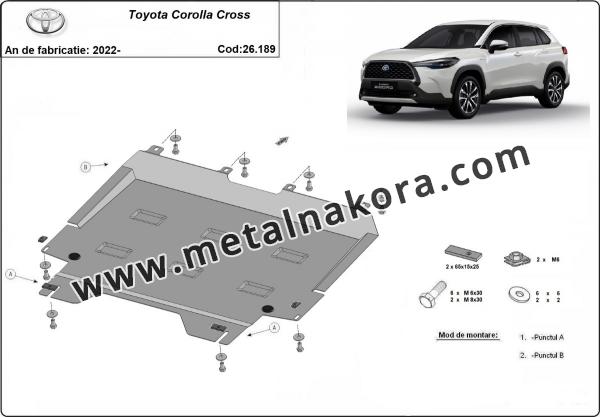 Метална предпазна кора за двигател Toyota Corolla Cross 8