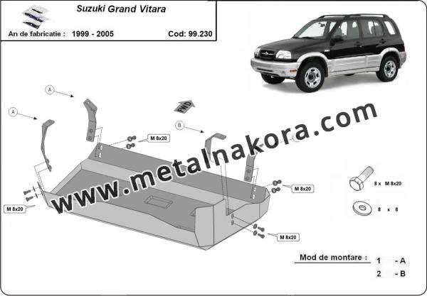 Предпазна кора за резервоар Suzuki Grand Vitara 3