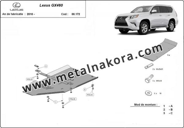 Предпазна кора за скоростна кутия Lexus GX460 1