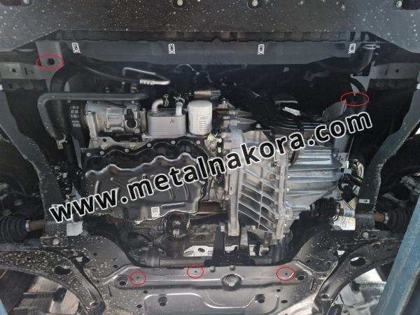 Предпазна кора за двигател, скоростна кутия, радиатор и предна броня Fordt Transit Custom 4