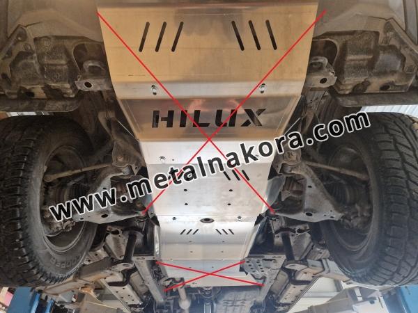 Предпазна кора за скоростна кутия Toyota Hilux Revo - алуминий 9