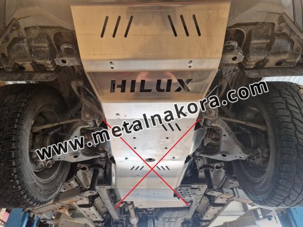 Предпазна кора за радиатор Toyota Hilux Revo - алуминий 12