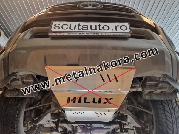 Предпазна кора за двигател Toyota Hilux Revo - алуминий 12
